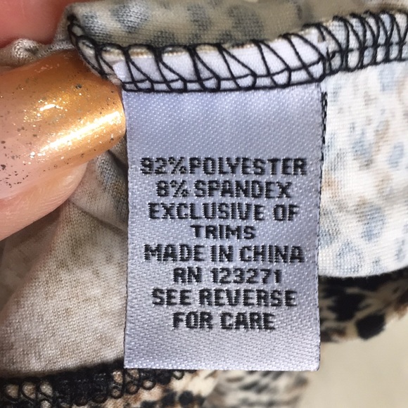 NWT Orange Kiss snake print on trend topjuniors L - Picture 6 of 8